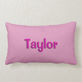 Pink Hearts Lumbar Pillow