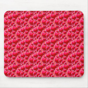 Pink Hearts Mouse Pad
