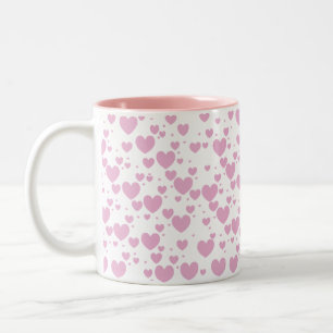 Pink Hearts Mug