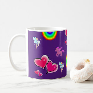 Pink Hearts Mug