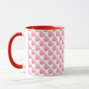Pink Hearts Mug
