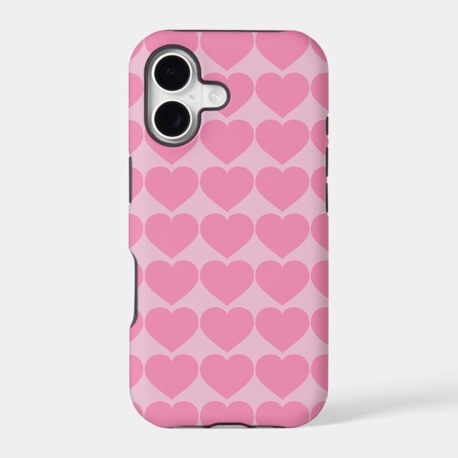 Pink Hearts Pattern (Back)