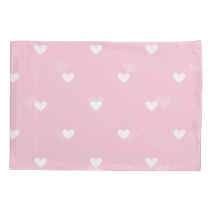 Pink Hearts  Pillowcase