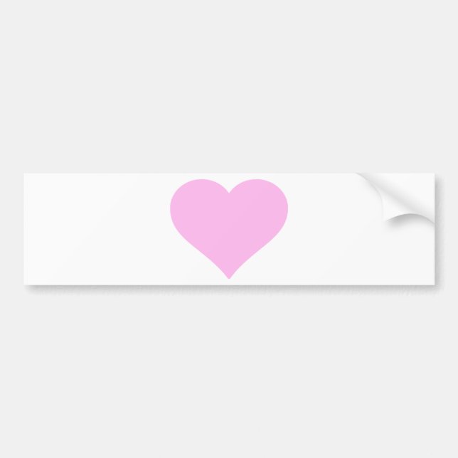 Pink Hearts,Unconditional Love_ Bumper Sticker (Front)
