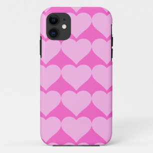 Pink Hearts,Unconditional Love_ iPhone 11 Case