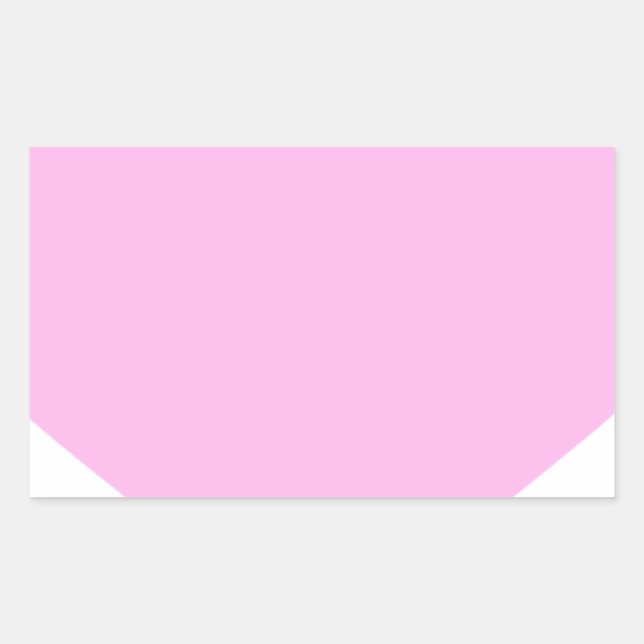 Pink Hearts,Unconditional Love_ Rectangular Sticker (Front)