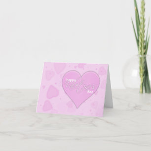 Pink Hearts Valentine's Day Cards