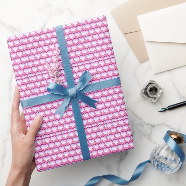 Pink Hearts -   Wrapping Paper (Gifting)