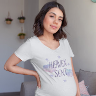 Pink Heaven Sent Baby Shower T-Shirt