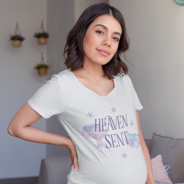 Pink Heaven Sent Baby Shower T-Shirt (Creator Uploaded)