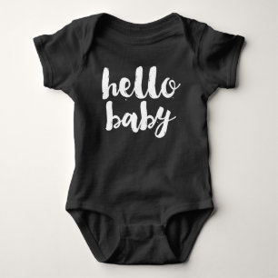 Pink Hello Baby Girl Sports Romper Bodysuit