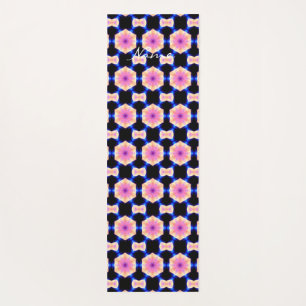 Pink Hexagon Pattern Thunder_Cove Yoga Mat