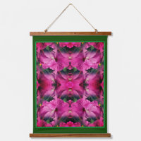 Pink Hibiscus Flower Multiplied Abstract