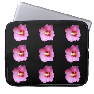 Pink Hibiscus Laptop Sleeve