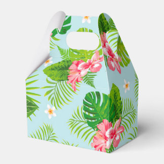 Pink Hibiscus Palm Gift Box