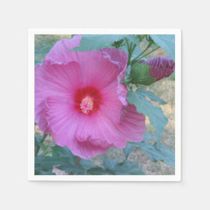 Pink Hibiscus Paper Napkin
