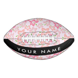 Pink Hibiscus, Pink Flowers, Your Name Football