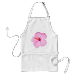 Pink Hibiscus Tropical Flower Standard Apron