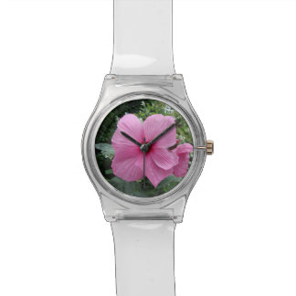 Pink Hibiscus Watch
