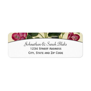 Pink HibiscusReturn Address Labels