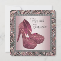 Pink High Heel Shoes Birthday Party