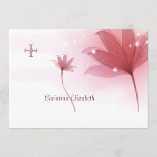 Pink High Personalised Religious Thank You