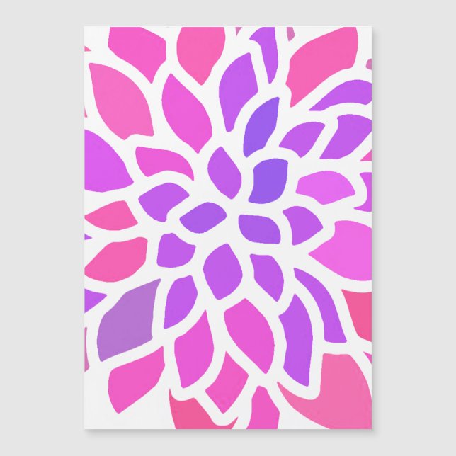 Pink Hippie Flower Retro Modern (Front)