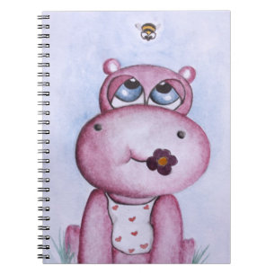 Pink Hippo Notebook
