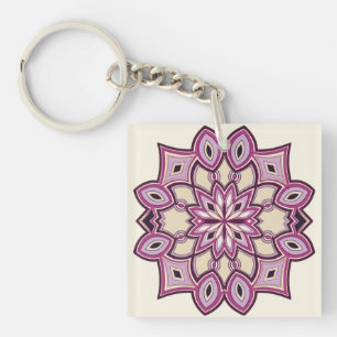 Pink Horizon Key Ring