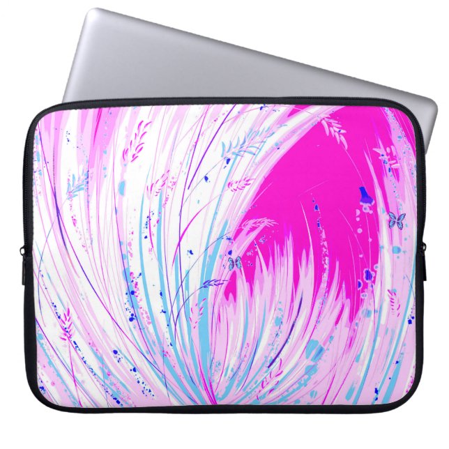 Pink Horizon  Laptop Sleeve (Front)