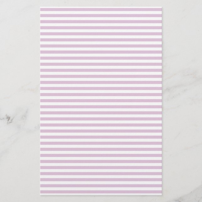 Pink Horizontal Stripe Soap Wrap Paper (Front)