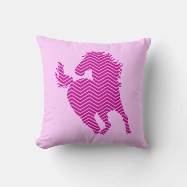 Pink Horse Pillow (Front)