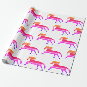 Pink Horse Wrapping Paper