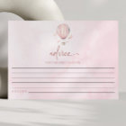 Pink Hot Air Balloon Baby Shower