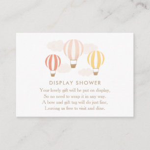 Pink Hot Air Balloons Display Shower Enclosure Car