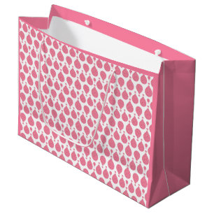 Pink Hot Air Balloons Large Gift Bag