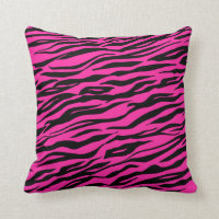 Pink Hot Bright Tiger Stripes Fur