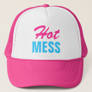 Pink Hot Mess Trucker Hat
