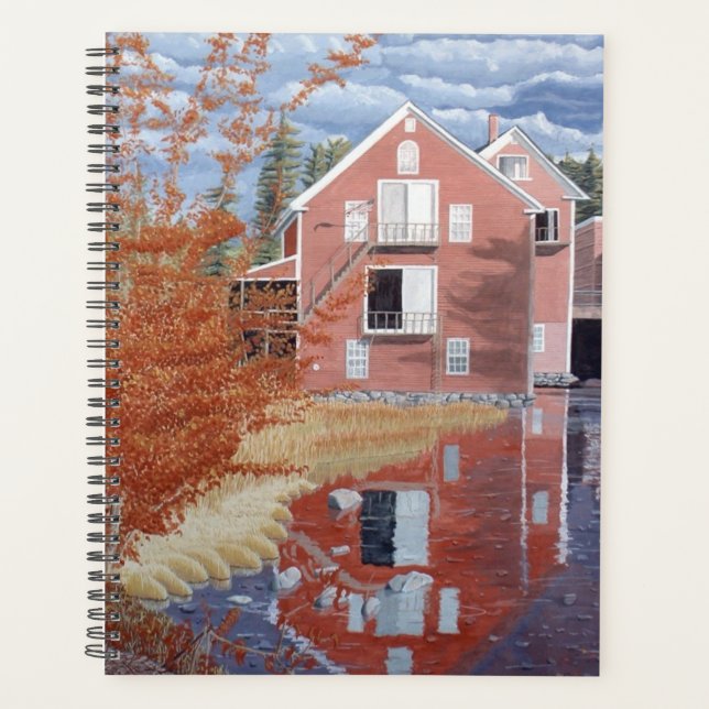 Pink House in Autumn Planner (Front)