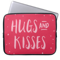 Pink Hugs and Kisses | Hearts | Valentine's Day