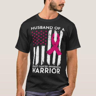 Pink Husband Of A Breast Cancer Awareness Month Wa T-Shirt