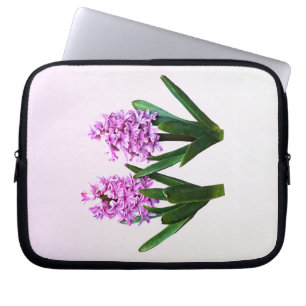 Pink Hyacinth Duo Laptop Sleeve