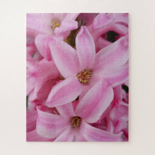 pink hyacinth flower jigsaw puzzle