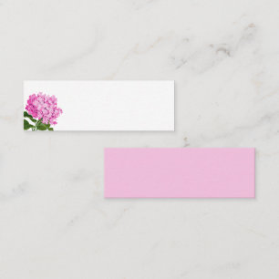 Pink Hydrangea Blank Place Card