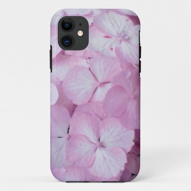Pink Hydrangea Case-Mate iPhone Case (Back)