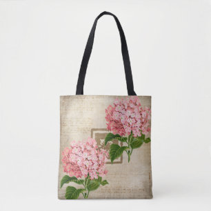 Pink Hydrangea Clusters II Tote Bag