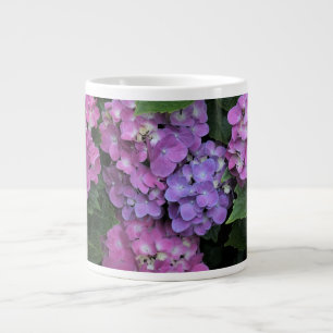 Pink Hydrangea Large Coffee Mug