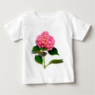 Pink Hydrangea pink floral pink flower Baby T-Shirt