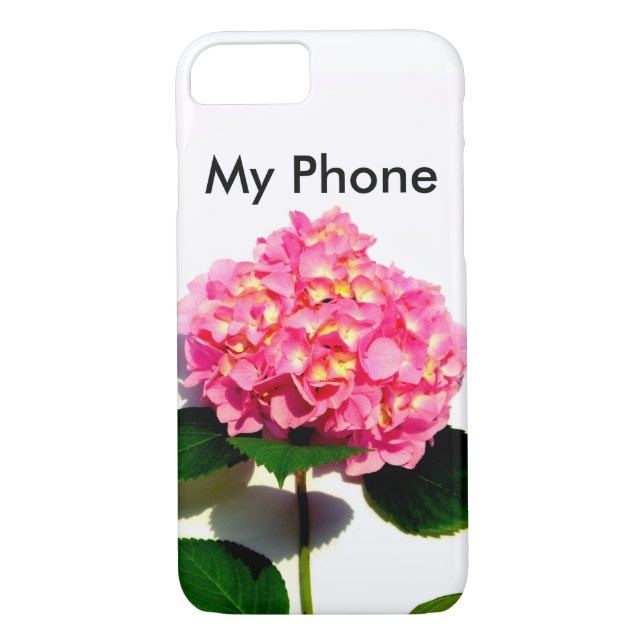 Pink hydrangea pink floral pink flower Case-Mate iPhone case (Back)