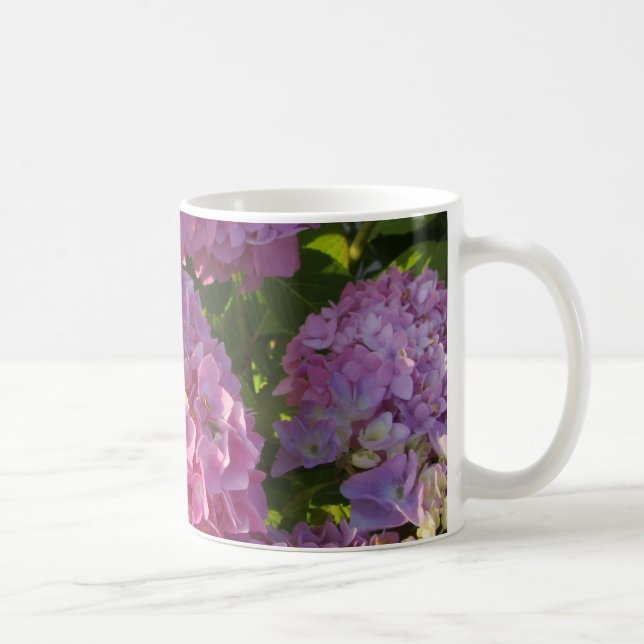 Pink Hydrangeas Coffee Mug (Right)